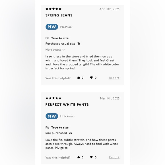 Madewell 90s Curvy Straight Leg Crop Cream White Jeans Raw Hem Size 30 - Picture 4 of 15